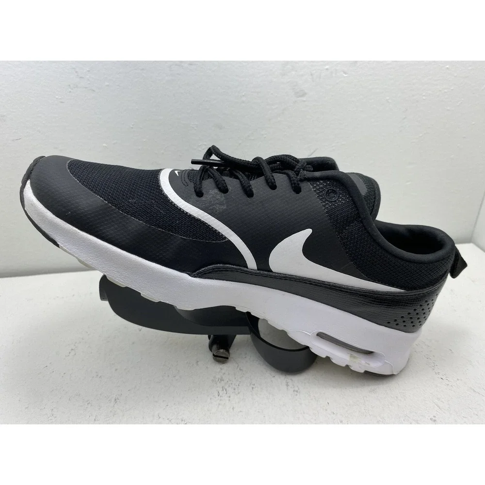 Nike Women's Air Max Thea Black Black White 599409-028 Size 7.5 Sneakers.